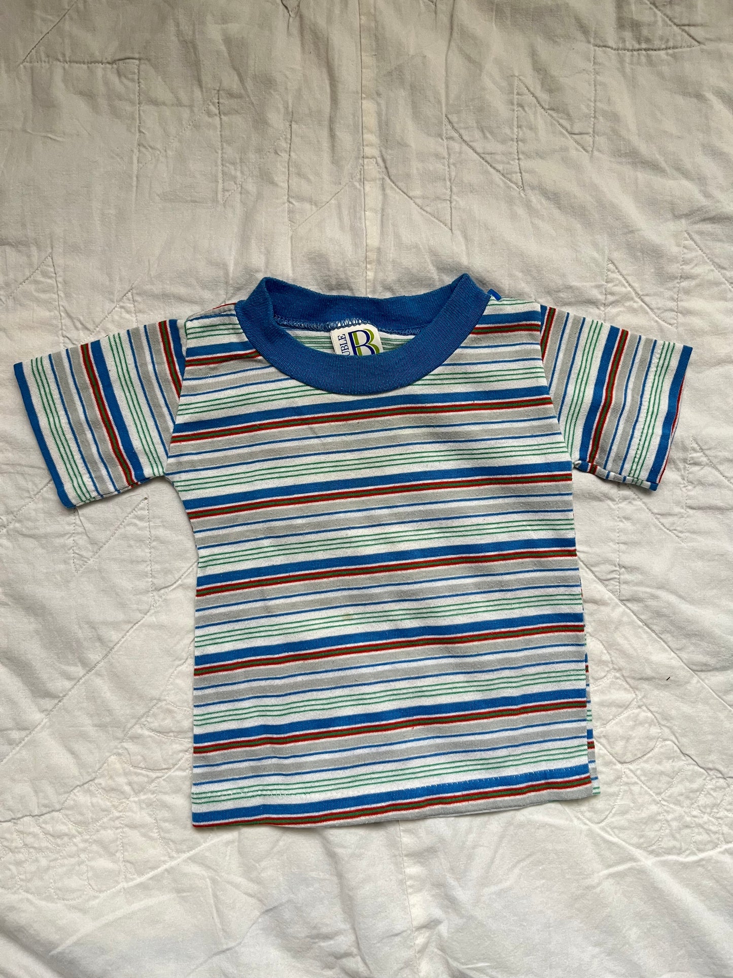 Buster Brown striped tee - 12m