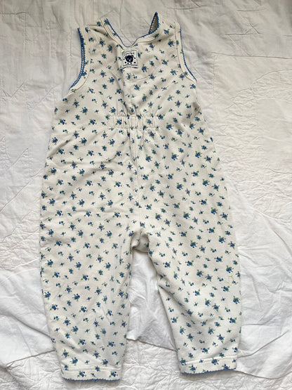 Dainty blue floral jumpsuit - 2T