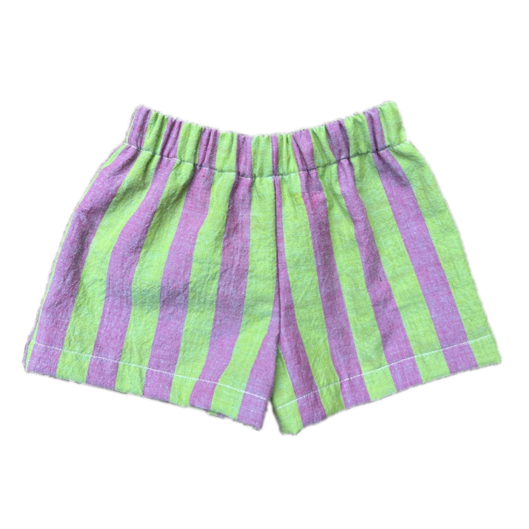 Slime stripe shorties - made to order