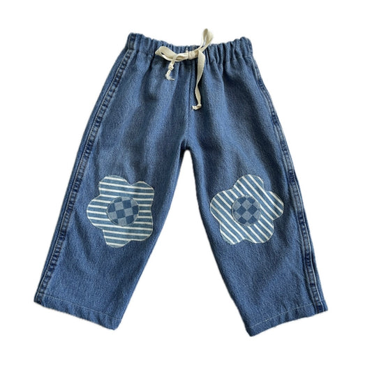 Daisy patch jeans - 3t