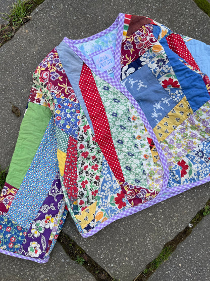 Crazy quilt jacket - 5/6