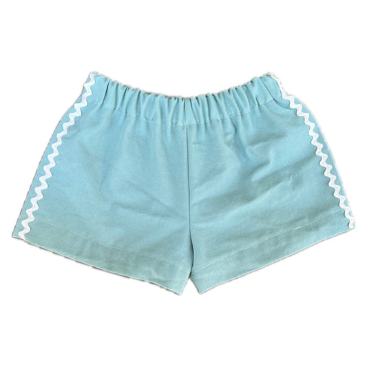 Sky Ric Rac shorts