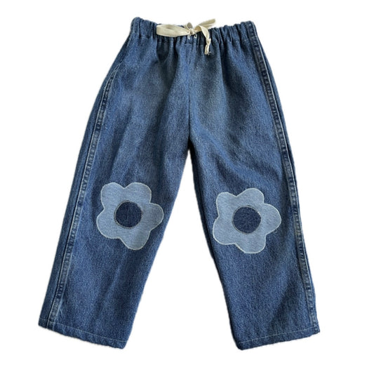 Daisy patch jeans - 5y