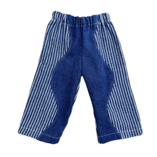 Railroad Stripe wave jeans - 2t