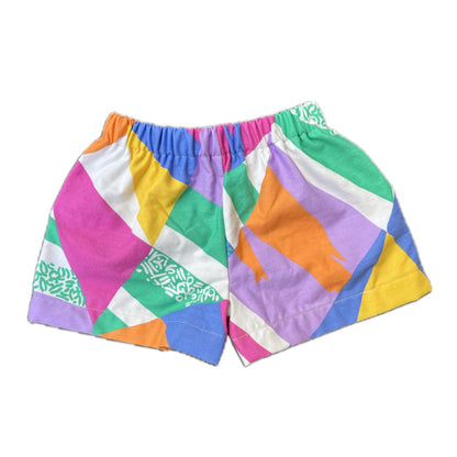 Bright abstract shorties - made to order