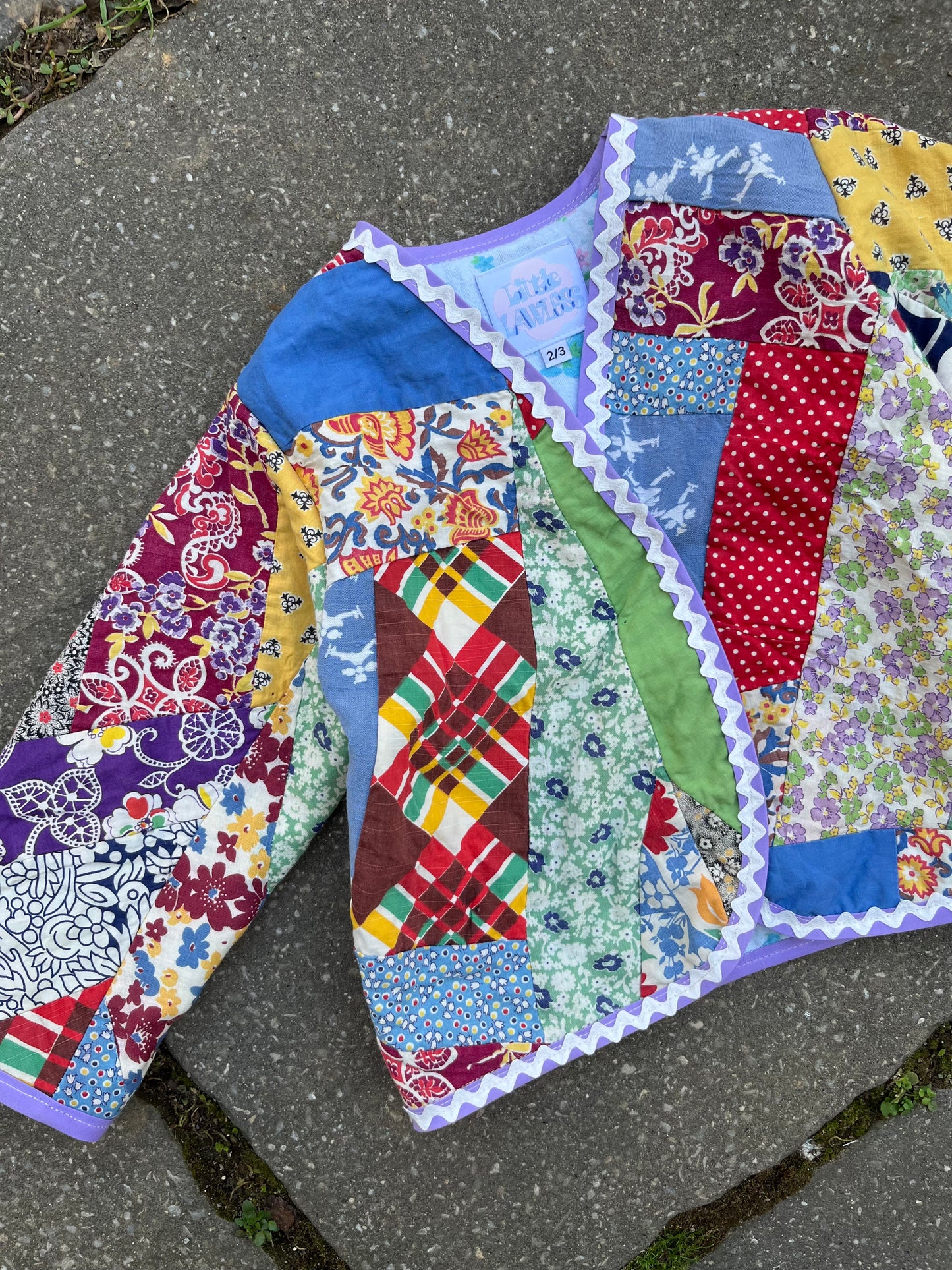 Crazy quilt jacket - 2/3