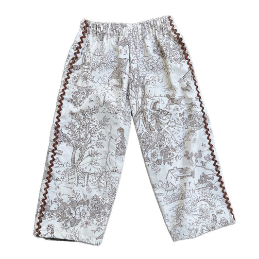 Toile ric rac pants - made to order