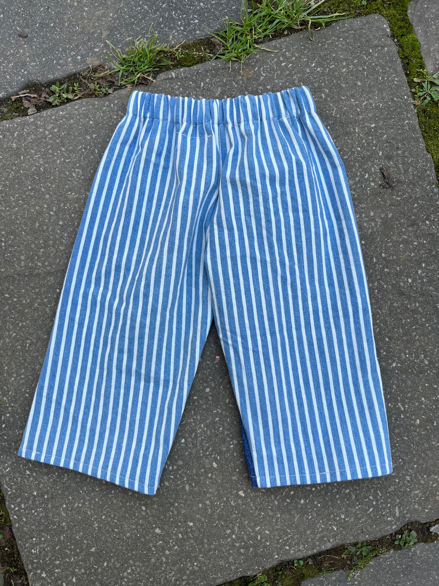 Light stripe wave jeans - 18/24m